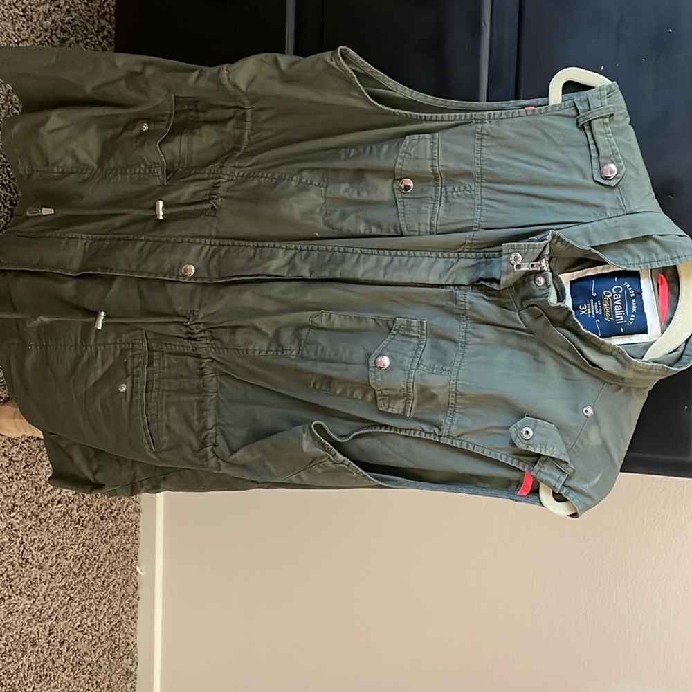 Army green vest